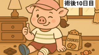 半月板入院日記 #12　膝に水がたまった