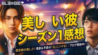 【美しい彼】シーズン1感想！沼落ち確定の理由と、2026年最新の配信状況・観る順番まとめ
